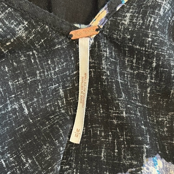 Free People Summer in Tulum Sleeveless Floral Printed Tunic , sz medium - Picture 10 of 10